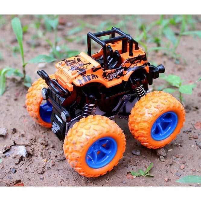 Monster Zap Kids Toy Car Jeep Off Road 4-Drive Inertial Bigfoot - JW689 ...