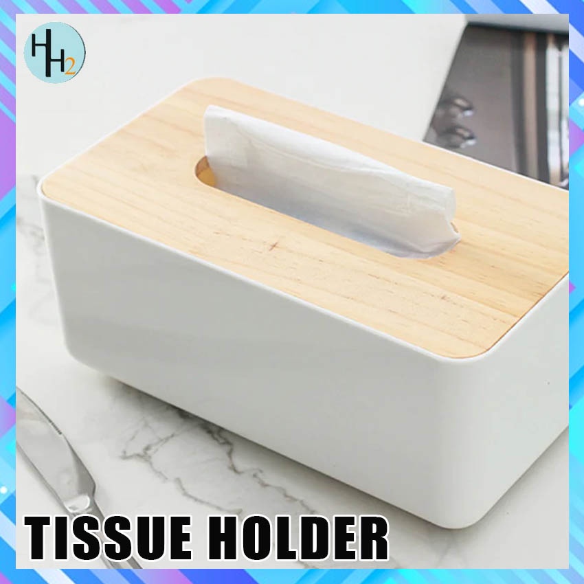 Bamboo Tissue Box 21x13x9.5cm Bamboo Tissue Holder Minimalist Wooden ...