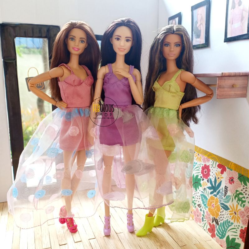Organza Dress for Regular Barbie | Shopee Philippines