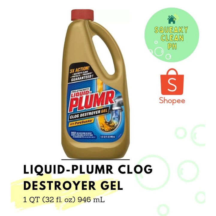 LiquidPlumr Clog Destroyer Gel(946 mL) Shopee Philippines