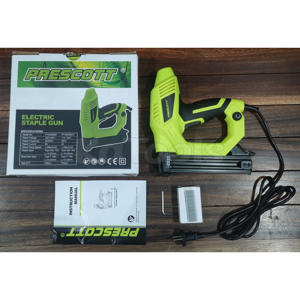PRESCOTT ELECTRIC STAPLE GUN 2IN1 GUN & NAILER Shopee Philippines