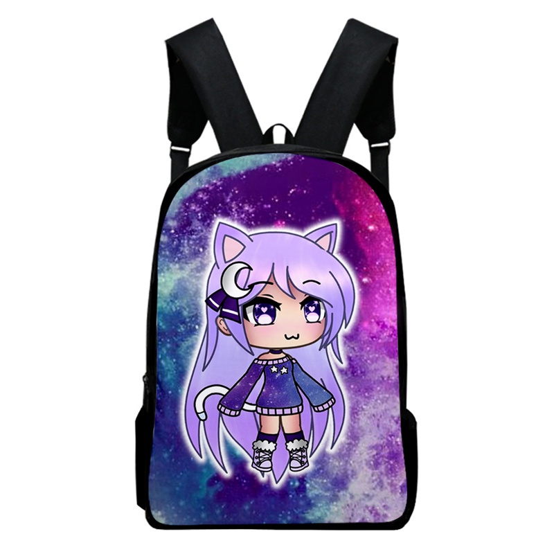 Gacha Life 3d Print Backpacks For Kids Cartoon Printed School Bags Boys