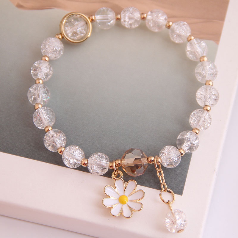 Crystal Bracelet Female Strawberry Sun Flower Sister Bestie Student ...