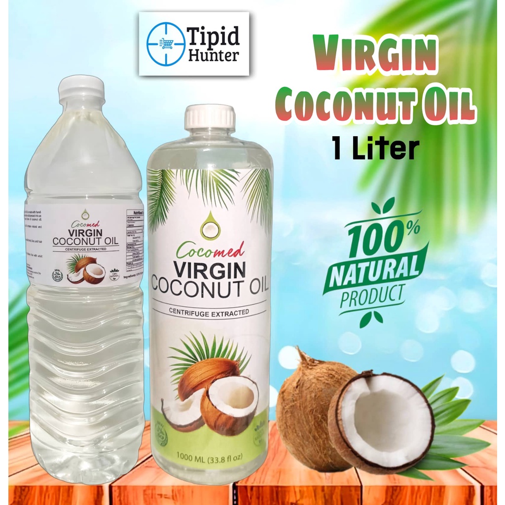 Virgin Coconut Oil (VCO) 1000ml (1 Liter) by CocoMed, Food-Grade ...