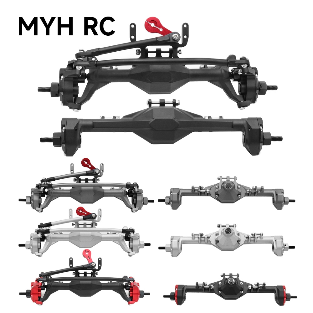MYHRC Aluminum CNC Machined Integrated Front and Rear Portal Axle for 1 ...