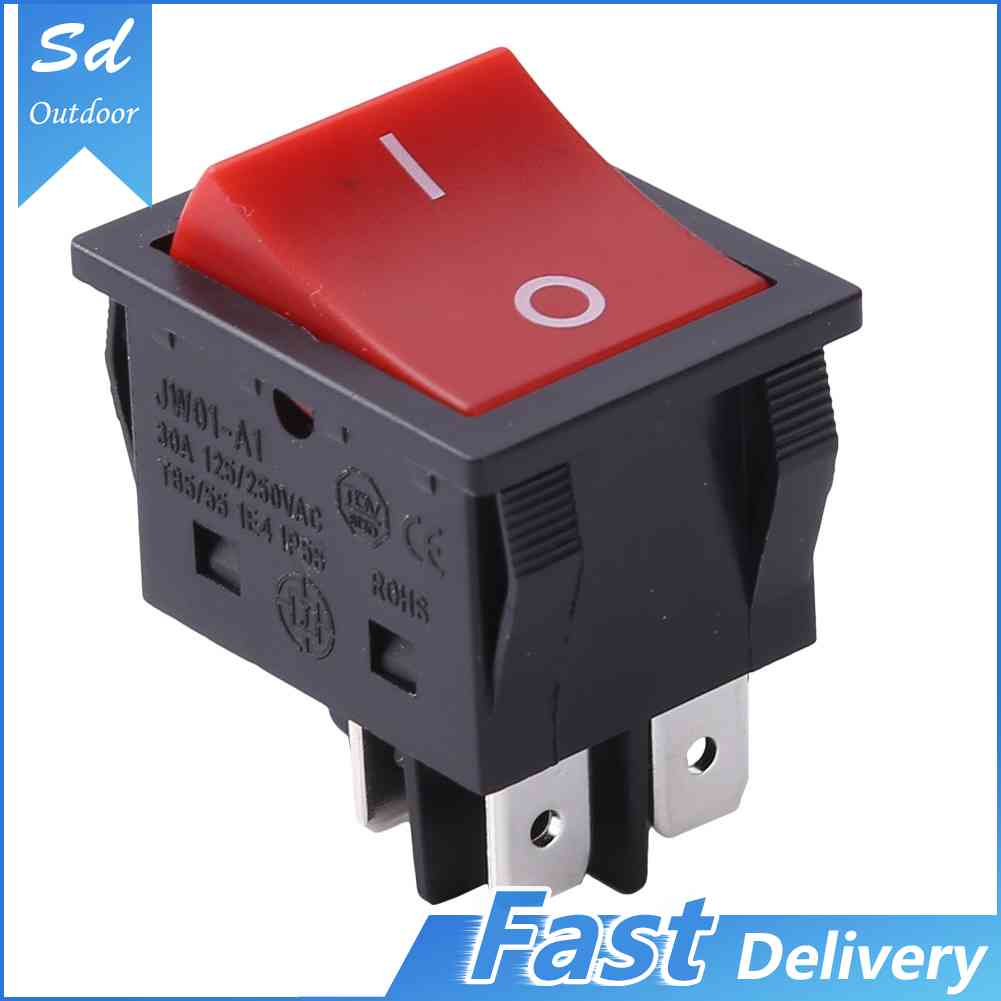 NEW GS11021-01 Snap in Push Button Electric Welder 4 Pin 30A ON/OFF ...