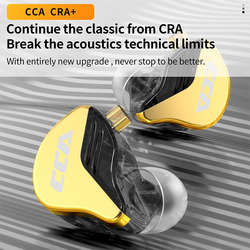 CCA CRA+ In-Ear Wired Earbuds HiFi Headset Monitor Headphones Noice ...