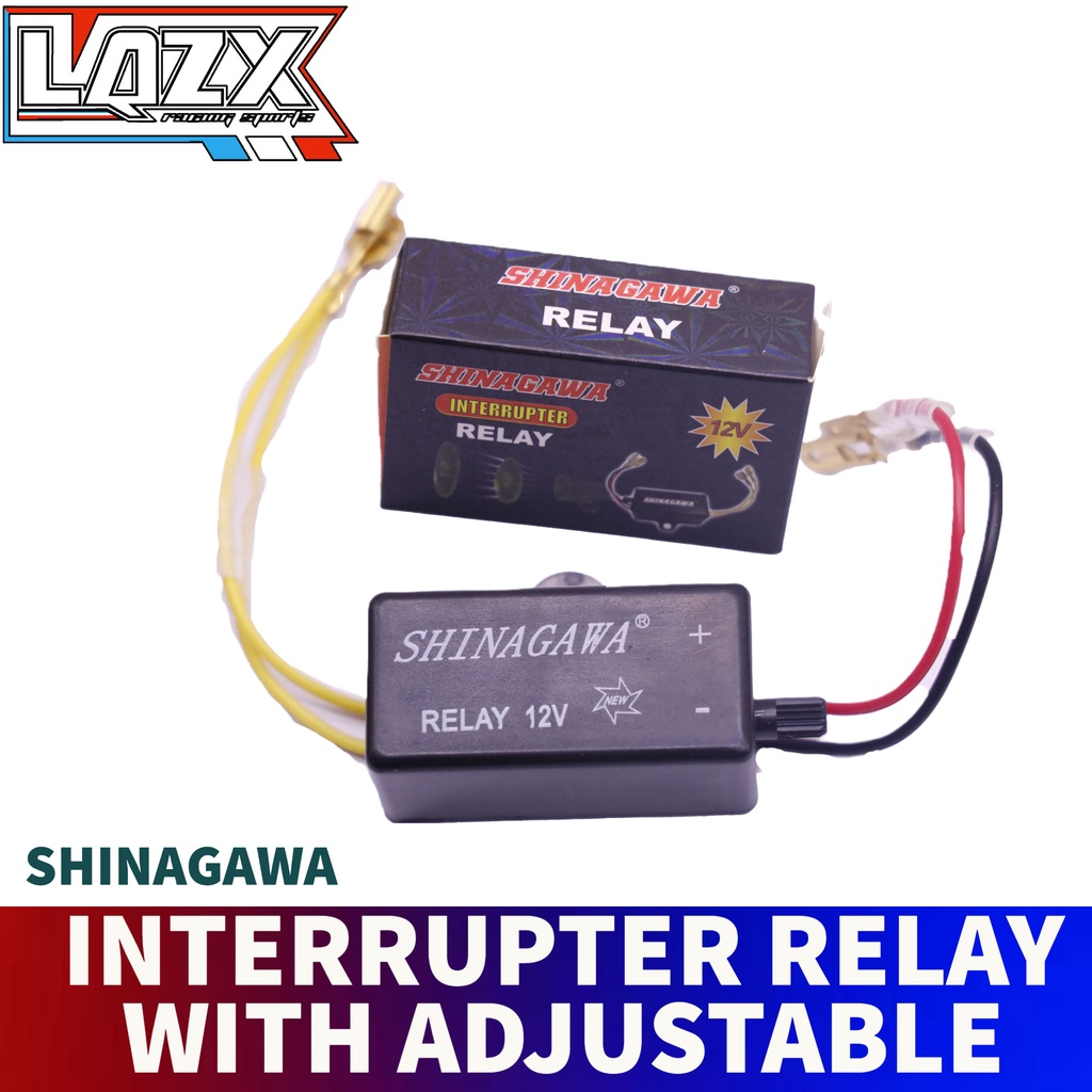 SHINAGAWA HORN INTERRUPTER RELAY WITH ADJUSTER 12V UNIVERSAL Shopee