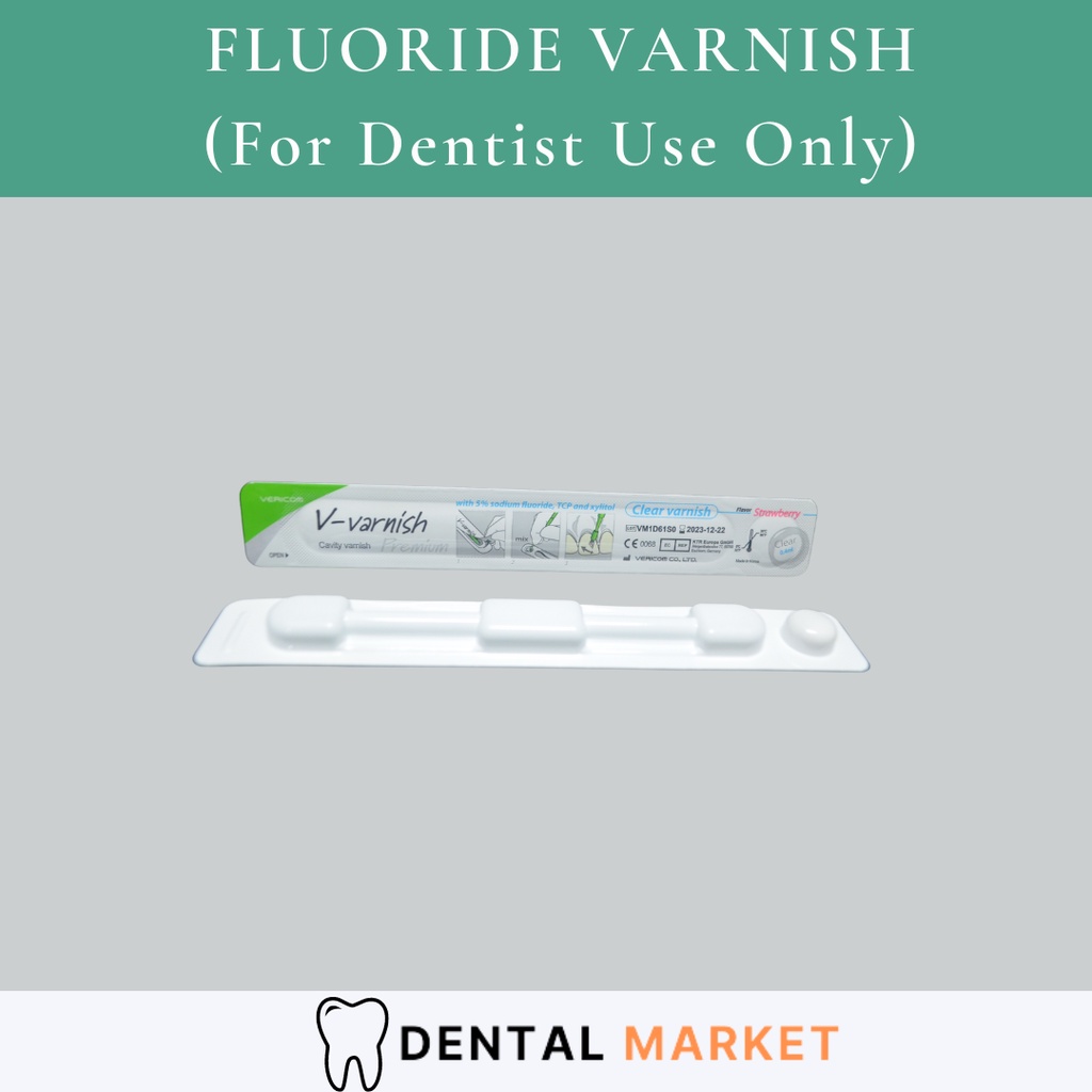 VVarnish ClearCavity Varnish 5 Fluoride Dental Market Supply, Made in