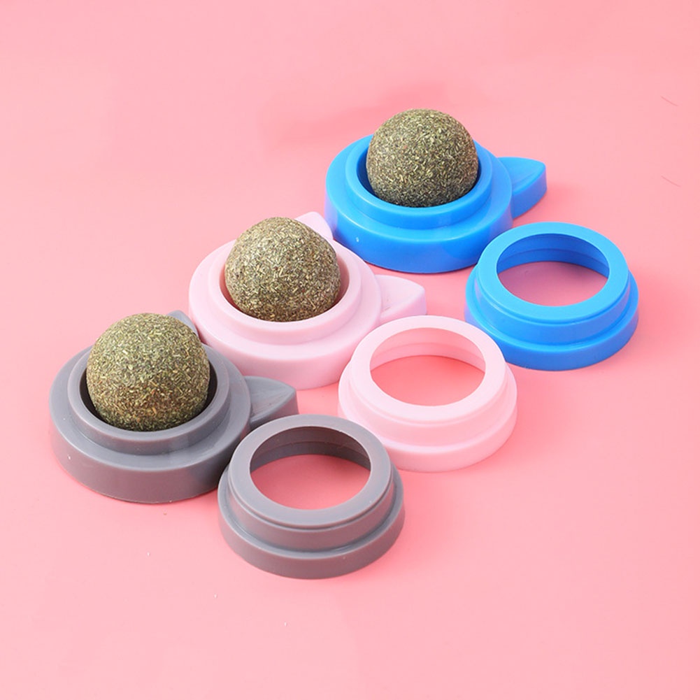 Rotatable Catnip Molar Stick Natural Safe Catnip Edible Lick Balls