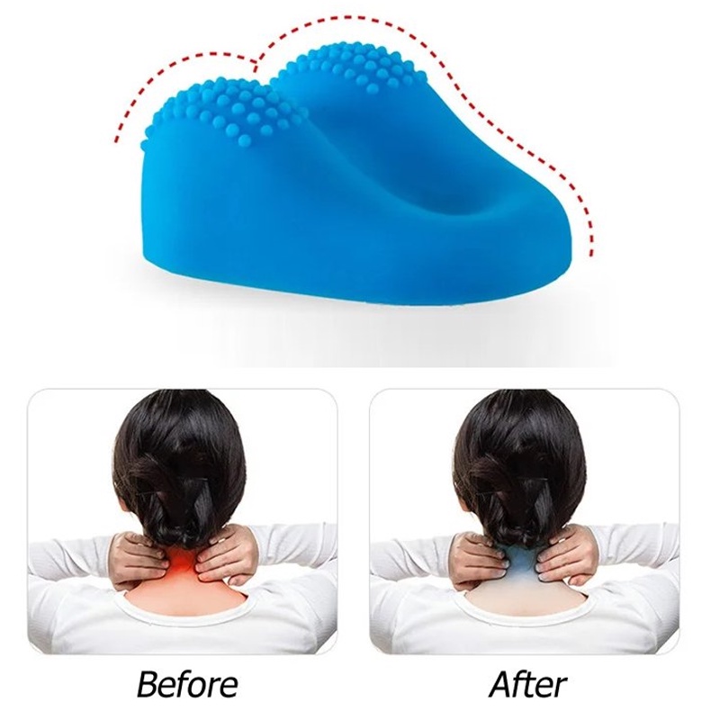 ↂ♣Chiropractic Pillow Restoring Pillow Neck Massage Pillow Neck