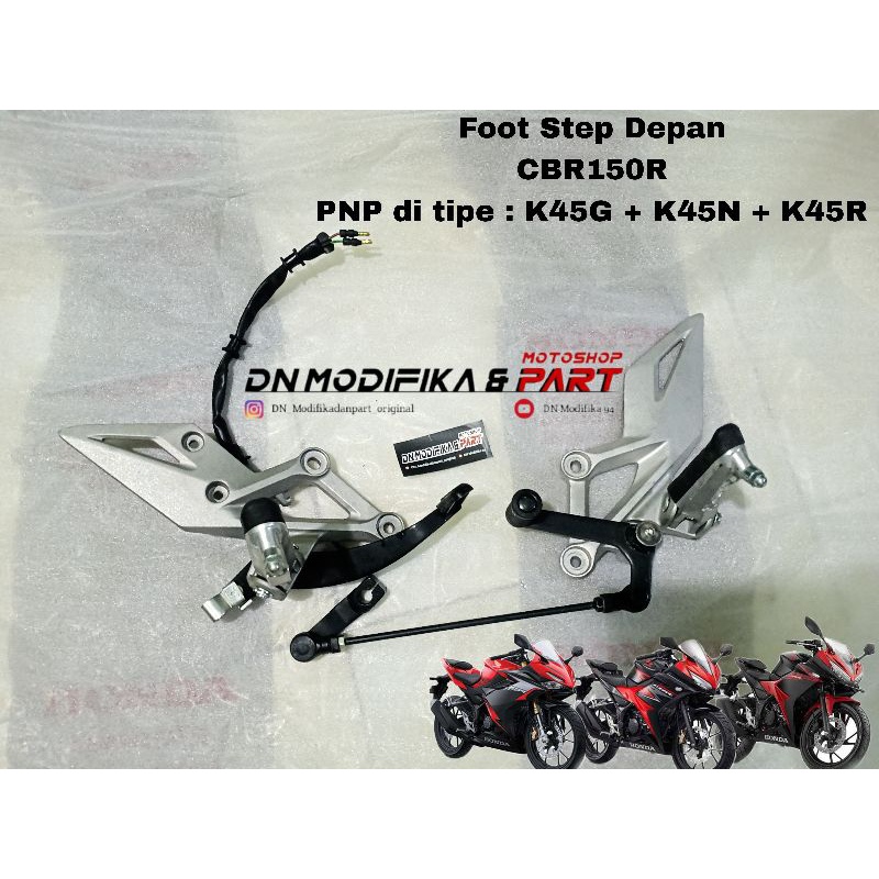 Front Step CBR 150R ORIGINAL HONDA K45 GNR Footstep front Left or right