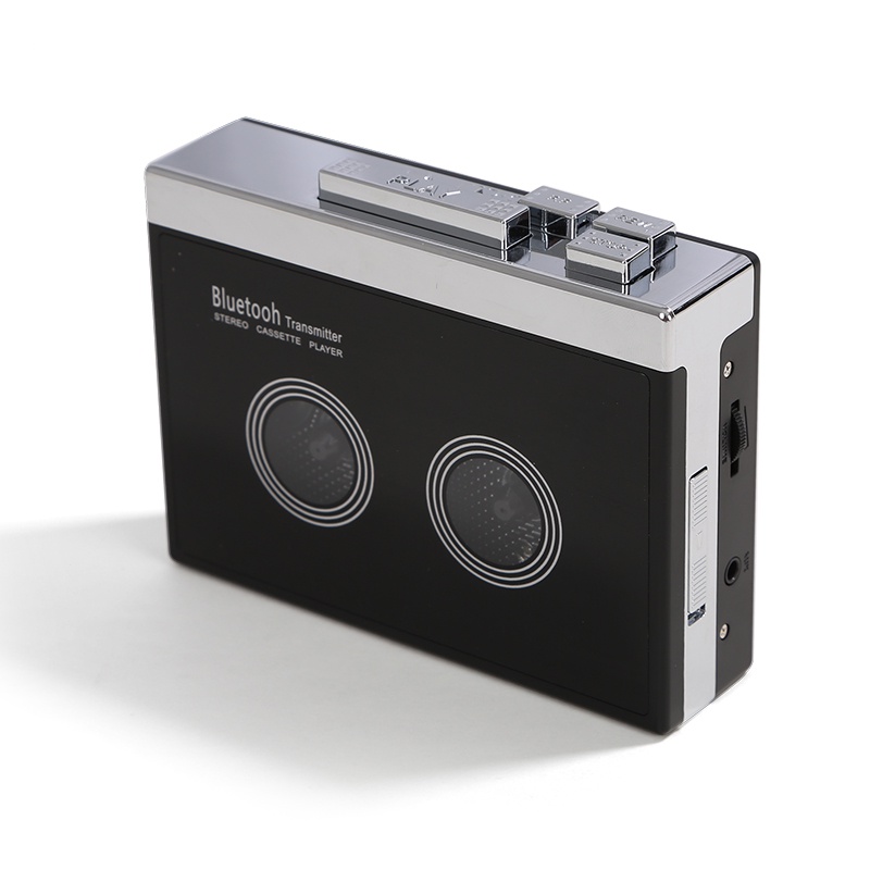 The new retro tape player Walkman cassette player automatically turns