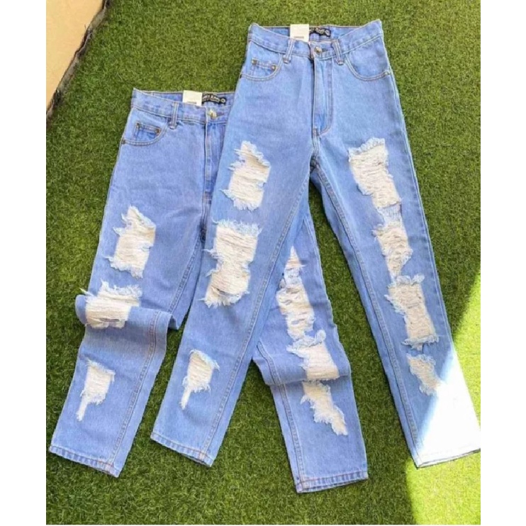 Pure Tattered Jeans Random Pick | Shopee Philippines