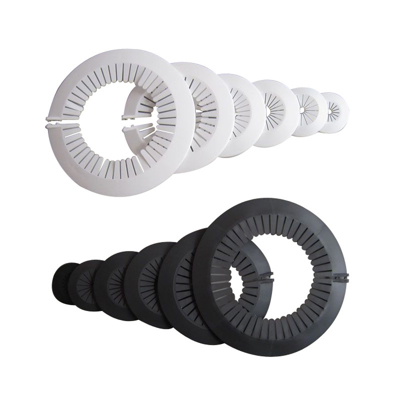 10pcs Plastic wall hole cover cap Round duct pipeline valve Pipe plug