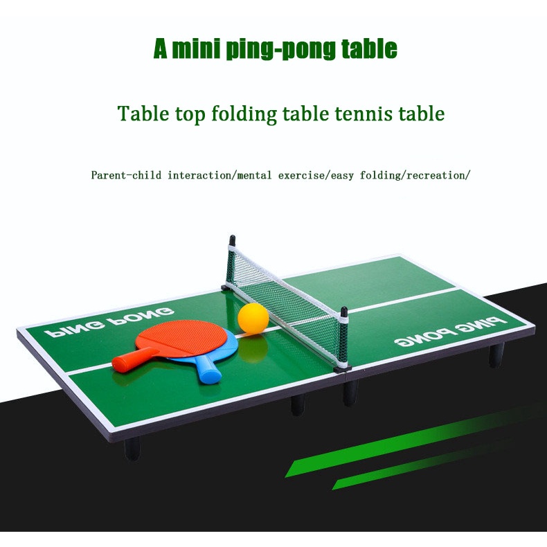 Indoor mini table tennis folding table game parentchild table tennis