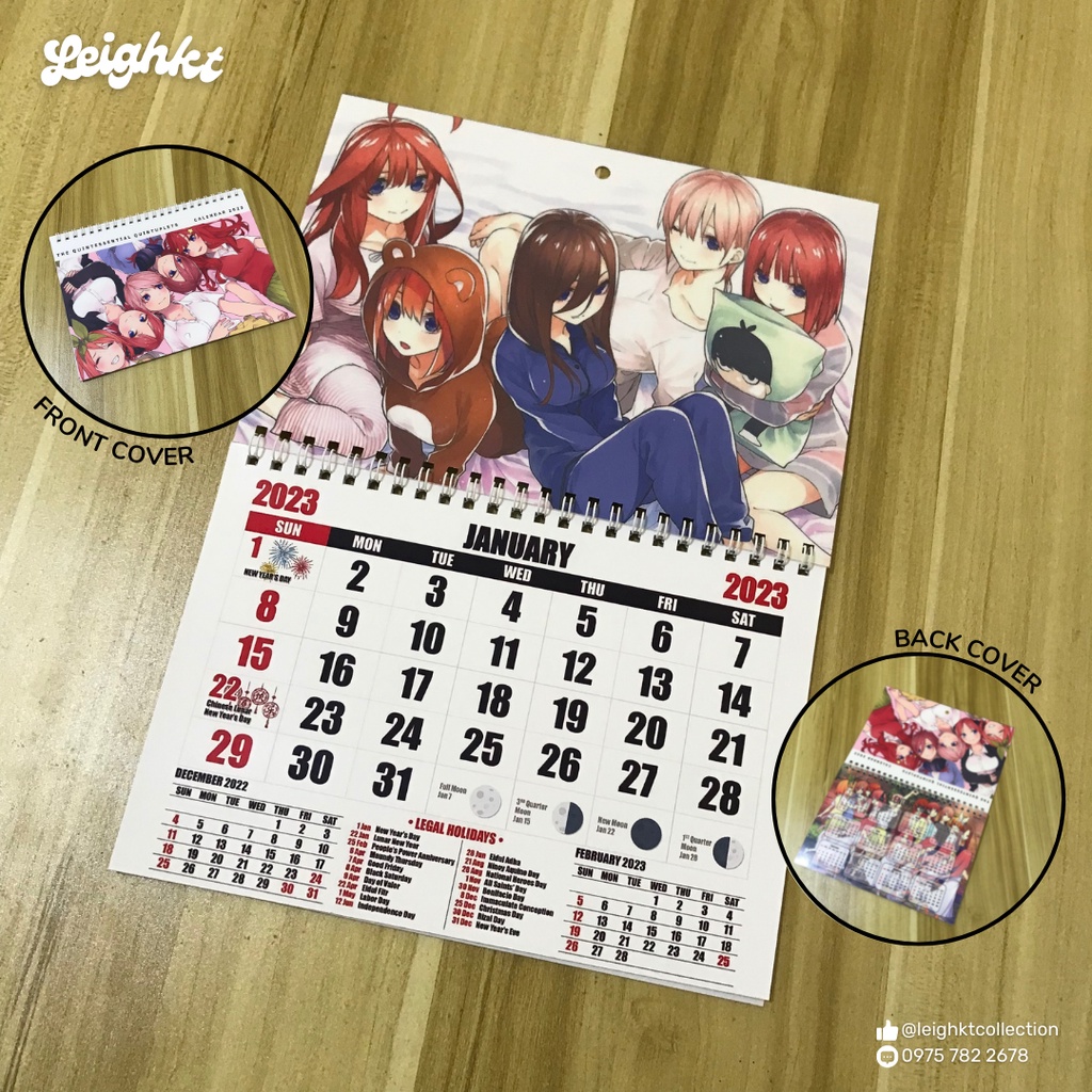 Shop calendar anime for Sale on Shopee Philippines