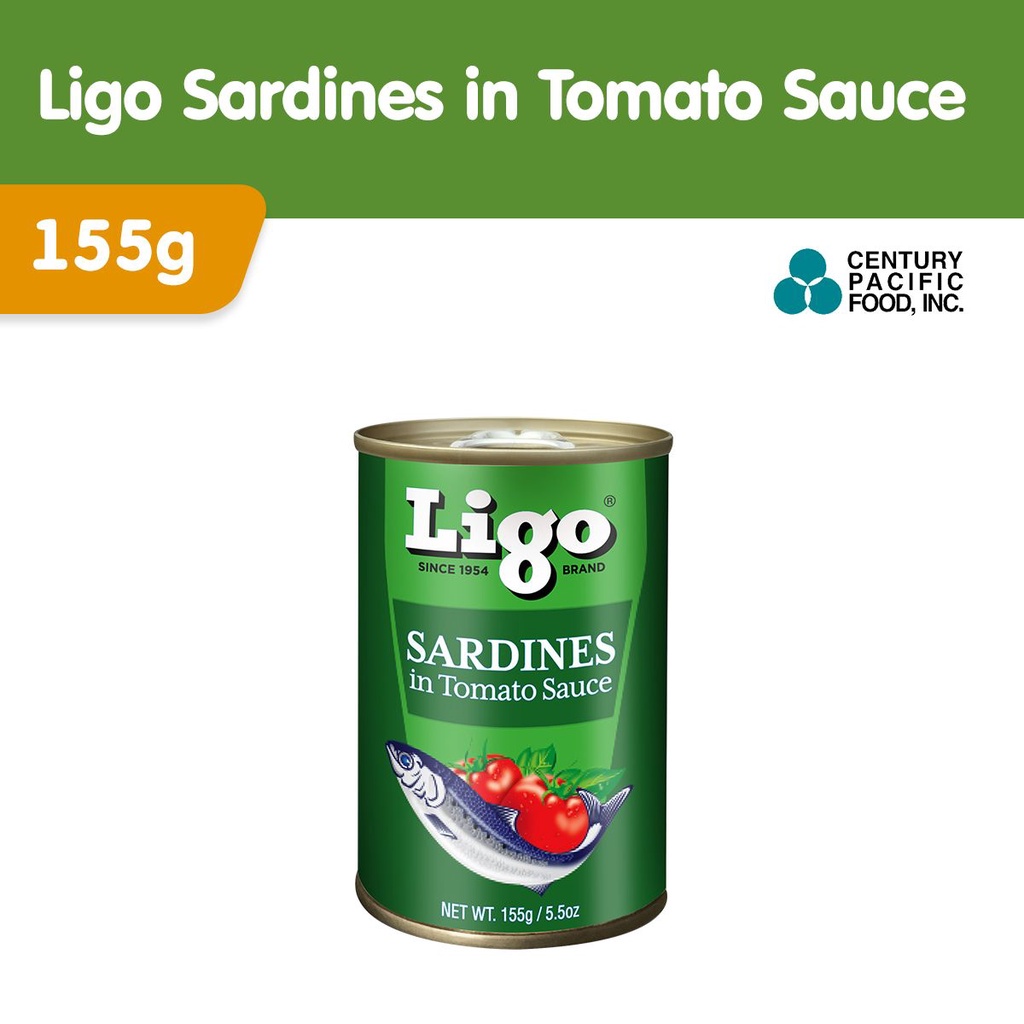Ligo Sardines in Tomato Sauce 155g Shopee Philippines