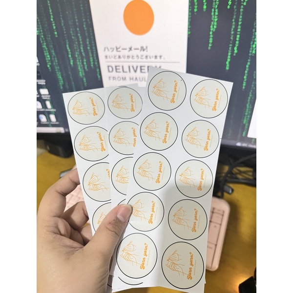 Piso Print Sticker for liptint label | Labels | Logo | Journals & more ...