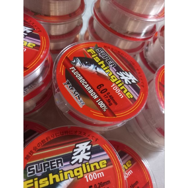 Original Fluorocarbon 100 Leader Line Clear invisible Fishing Ultra