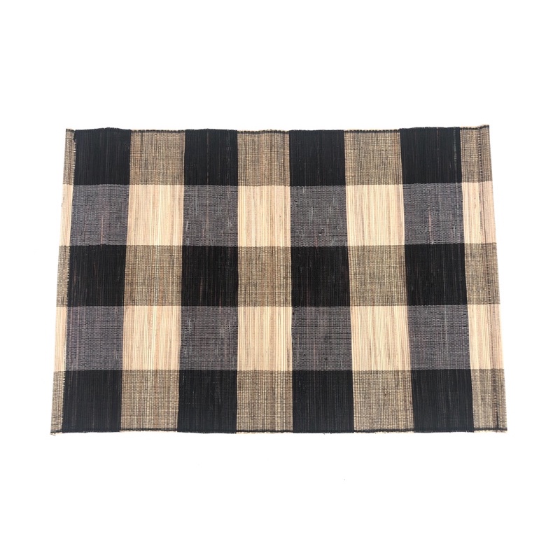 Handwoven Checkered Abaca Placemat 13x19inch Shopee Philippines