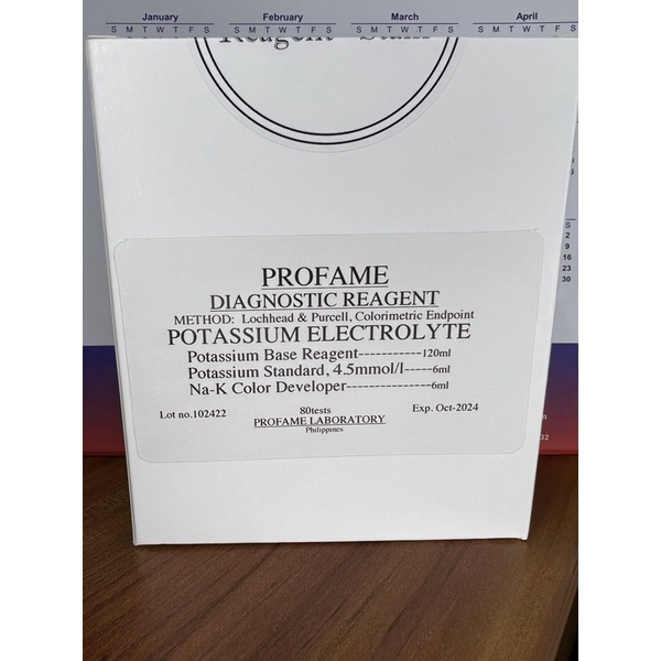 Profame (POTASSIUM ELECTROLYTE) Diagnostic Reagent 120ML (80 test ...