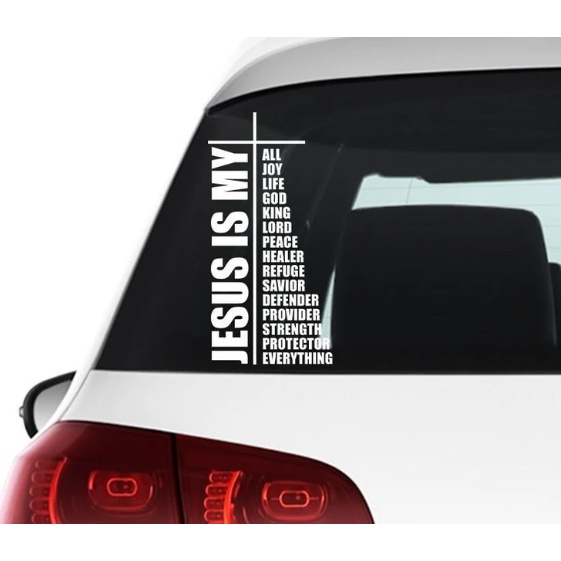 Jesus Is My Sticker Cut Out Vinyl Fadeproof Waterproof | Shopee Philippines