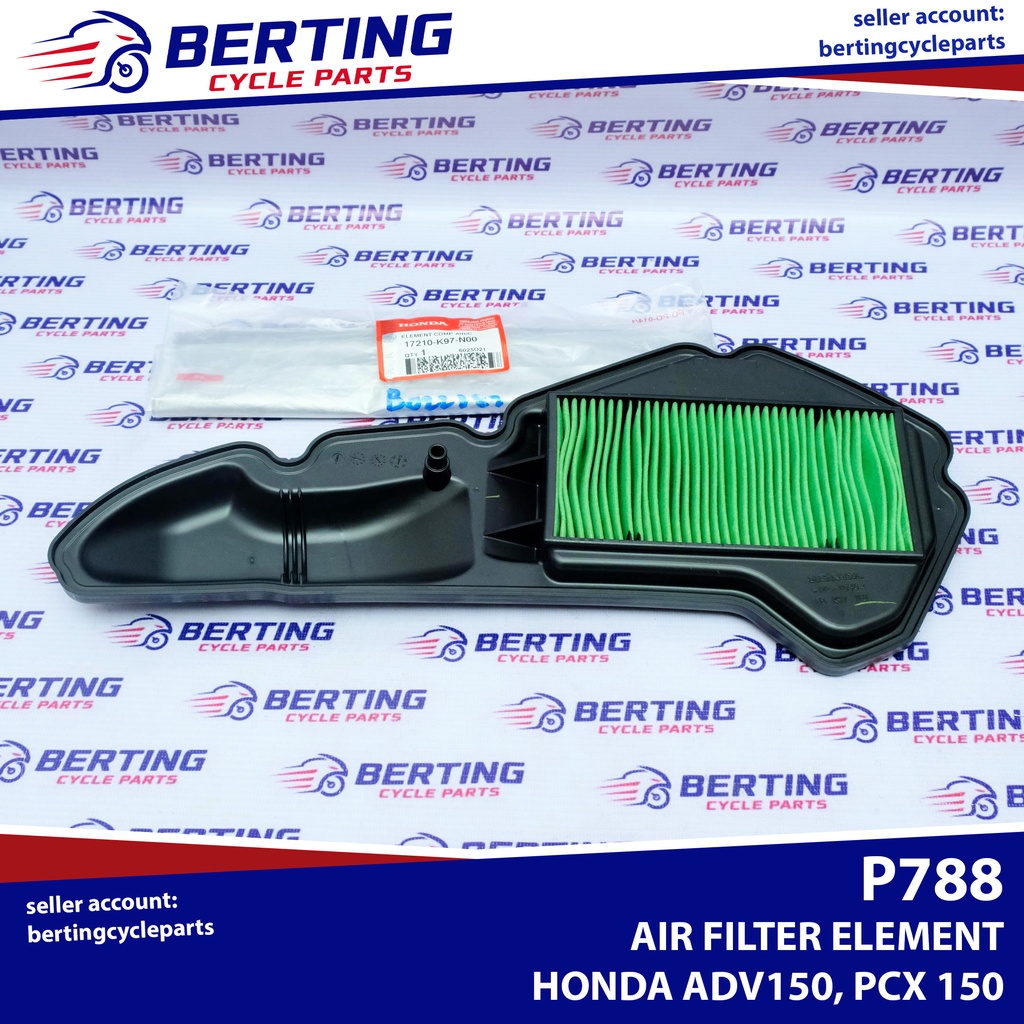 AIR FILTER ELEMENT Honda ADV 150 PCX 150 Genuine 17210-K97-N00 | Shopee ...