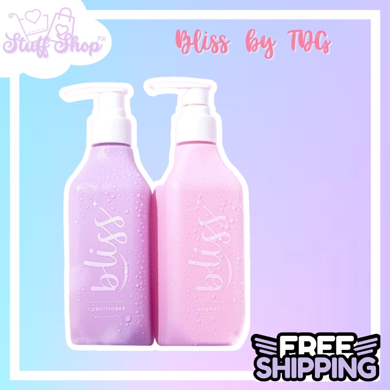 BLISS BY THE DAILY GLOW Hair Shampoo & Conditioner Shopee Philippines
