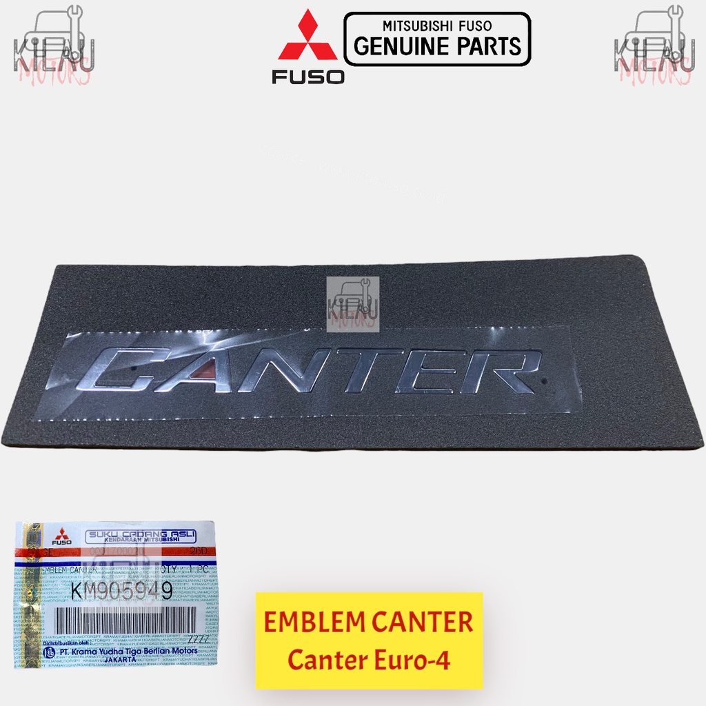 Original Mitsubishi Canter Euro 4 KM Canter Label Emblem905949 | Shopee ...