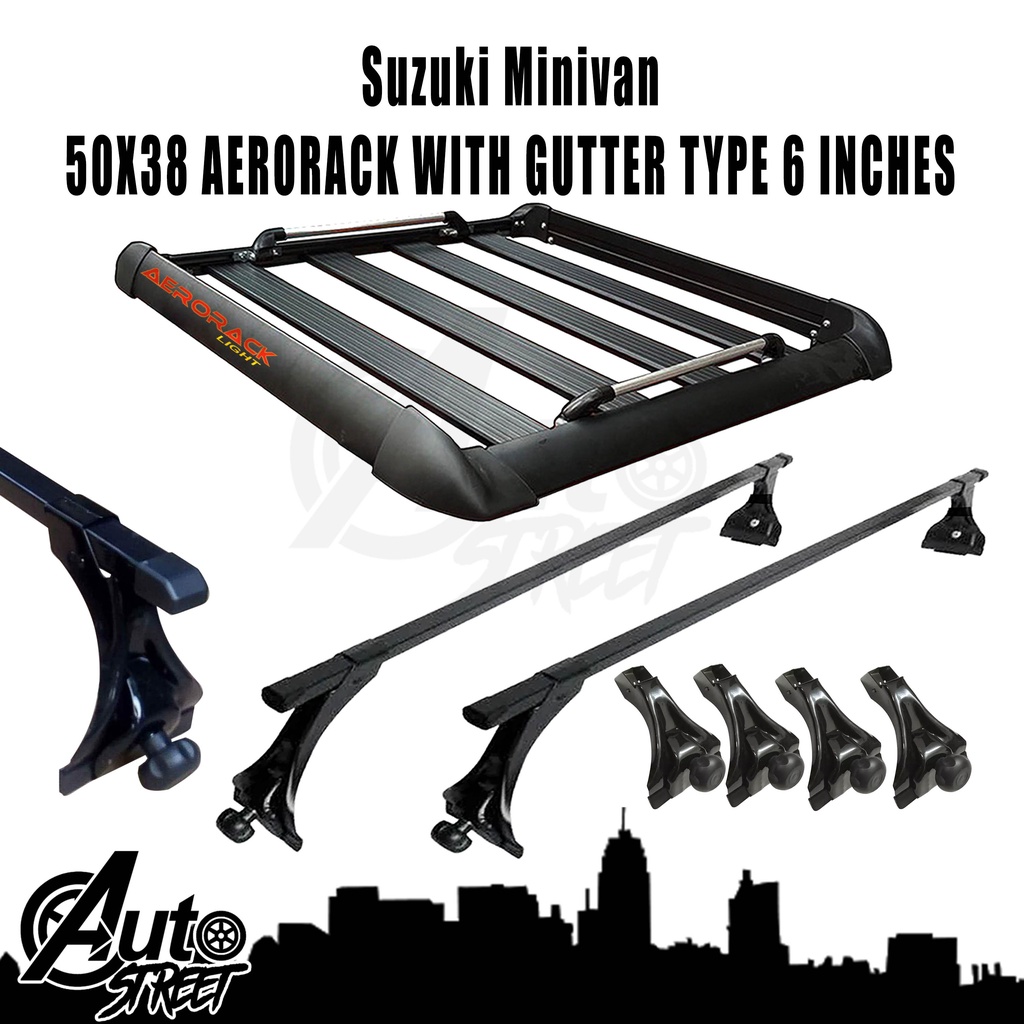 Suzuki Minivan 50x38 SingleWall Roof Rack with Gutter Type 6 inches ...