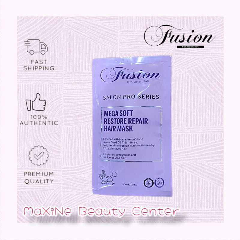 FUSION purple shampoo purple conditioner hair mask treatment SACHET