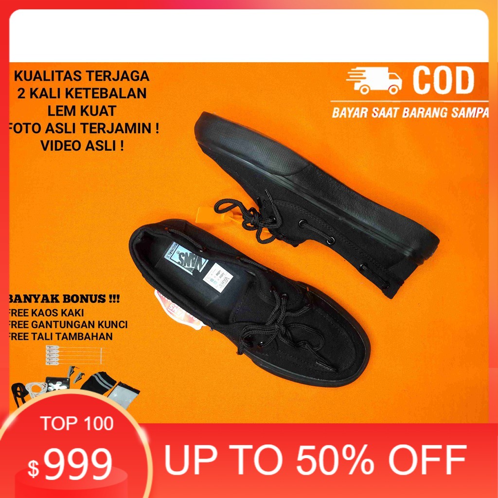 All black vans zapato del outlet barco