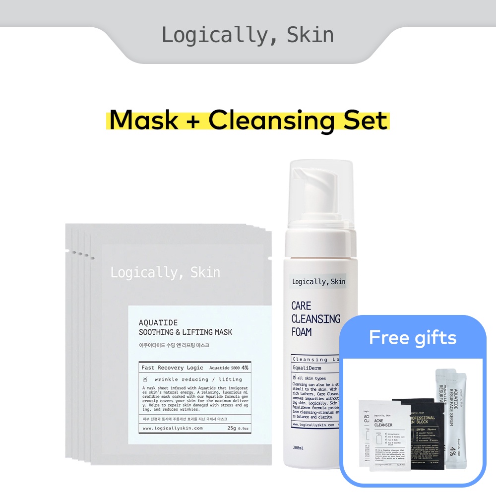 Logically, Skin Mask + Cleasing Set | Shopee Philippines