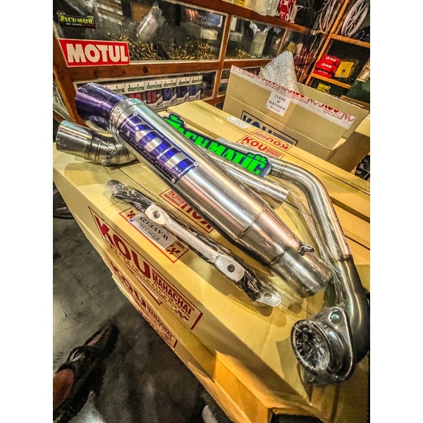 KOU MAHACHAI RACE PIPE v2 r150 carb & fi | Shopee Philippines