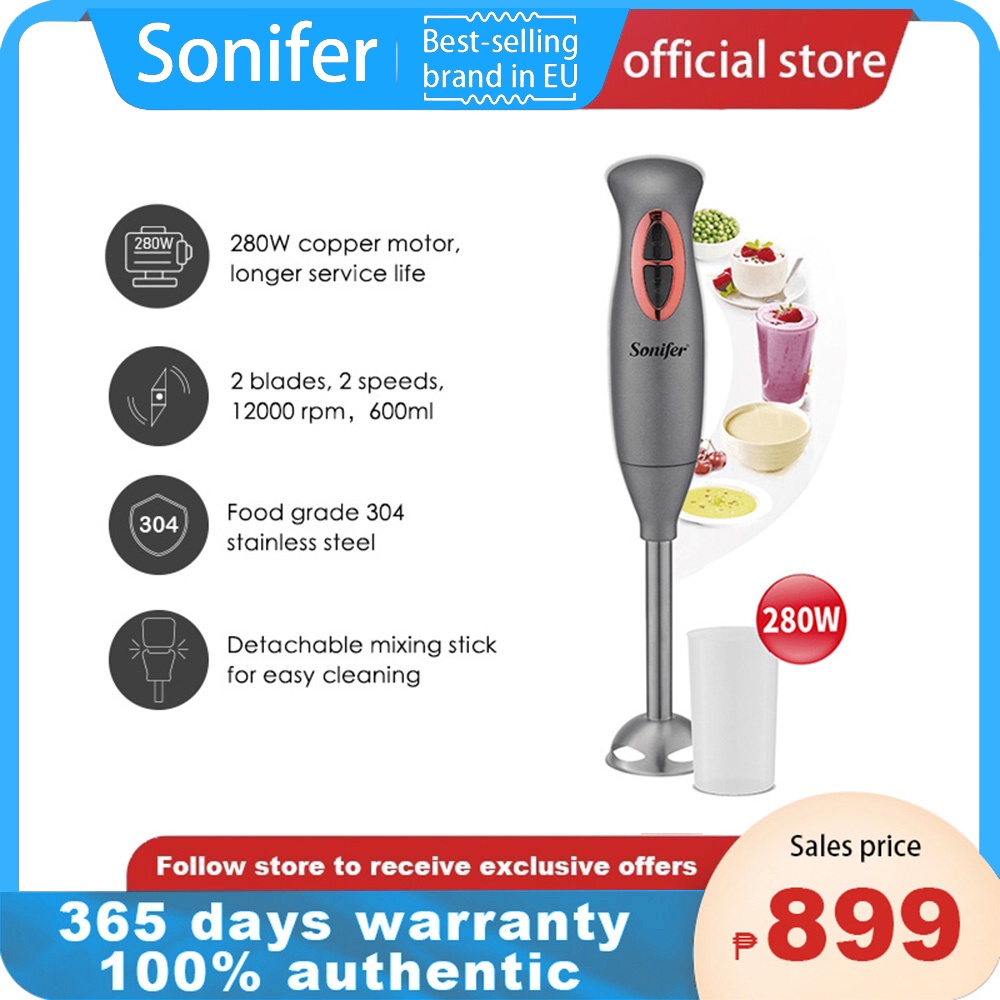 Sonifer hand blender baby food processor electric hand mixer immersion