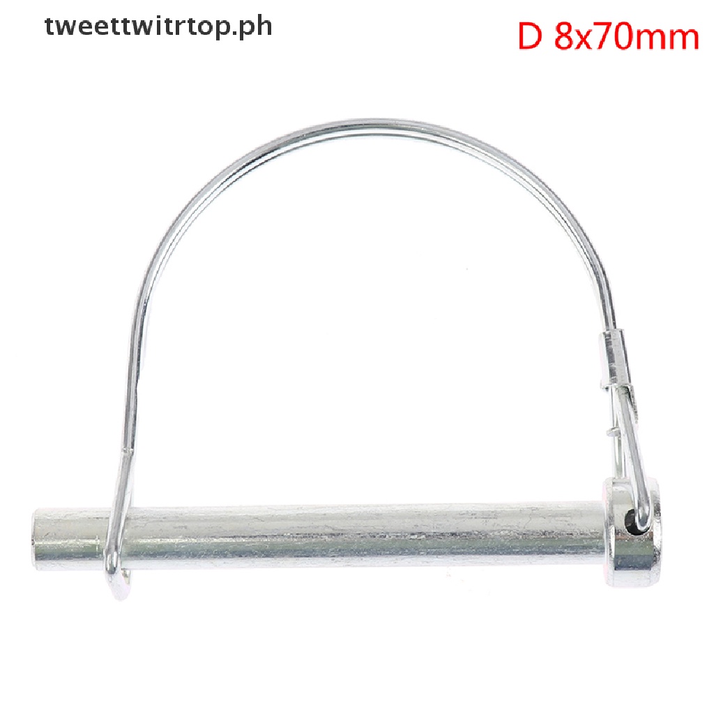 TRTOP Heavy Duty Marine Trailer Coupler Safety Pin D Ring Round Arch ...