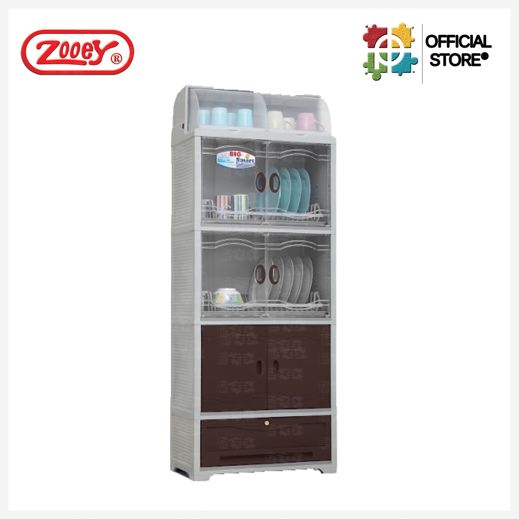 Zooey Big And Smart Drawer Dish Cabinet Shopee Philippines