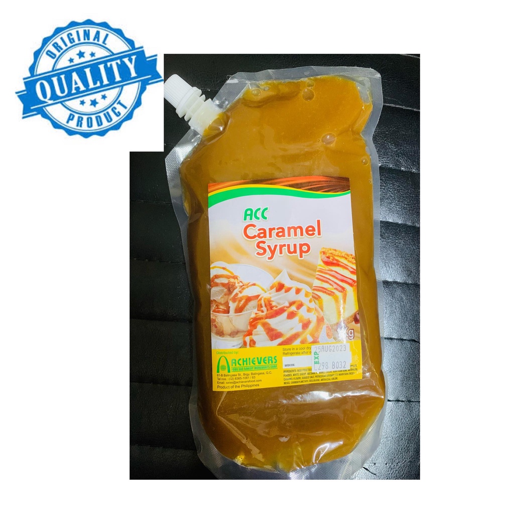 Caramel Syrup 1kg Achiever ACC Shopee Philippines