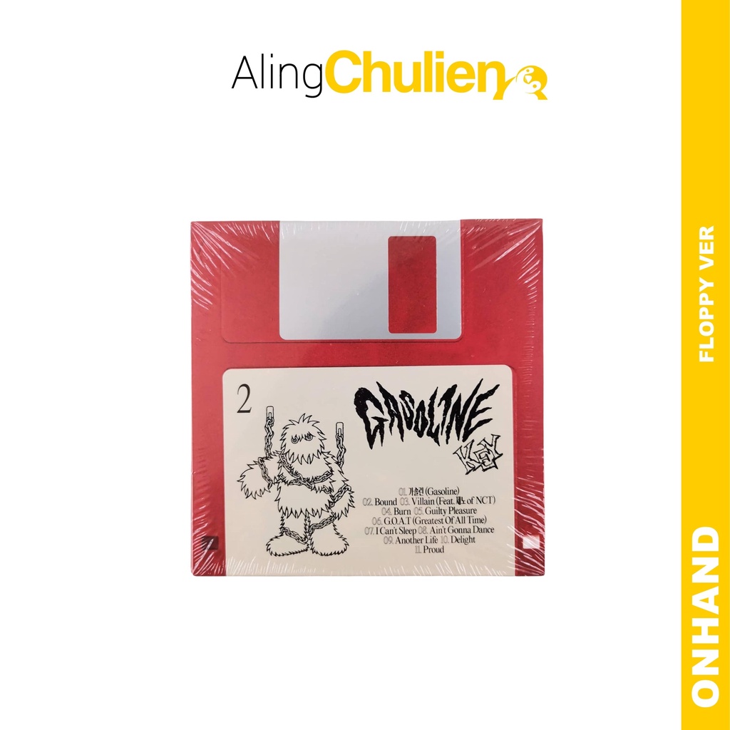 KEY 2nd album GASOLINE Booklet VHS Floppy Version Shopee Philippines