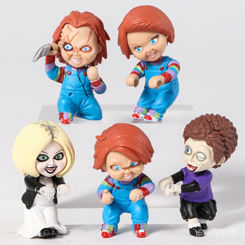 Child's Play Chucky Tiffany Glen Figures Cartoon Character Model Toys ...