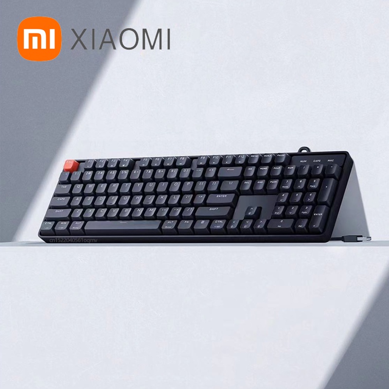 Xiaomi Mi Mechanical Keyboard Wired 104 Full Keys Support Win/Mac OS ...