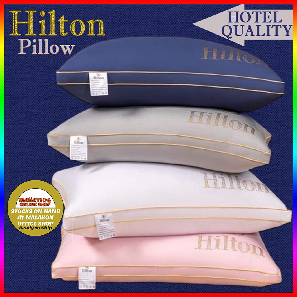 Hilton Pillow Luxury Hotel pillow with bag 1200grams double lining ...