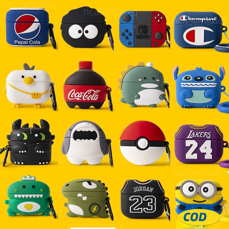 Case For AirPods Pro Silicone Apple headphones Protective Case Airpods