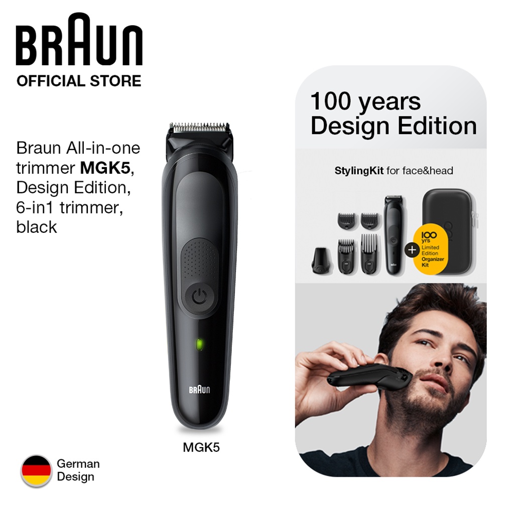 Braun 6in1 Styling Kit Precise Styling for Face & Head; 100 years ...