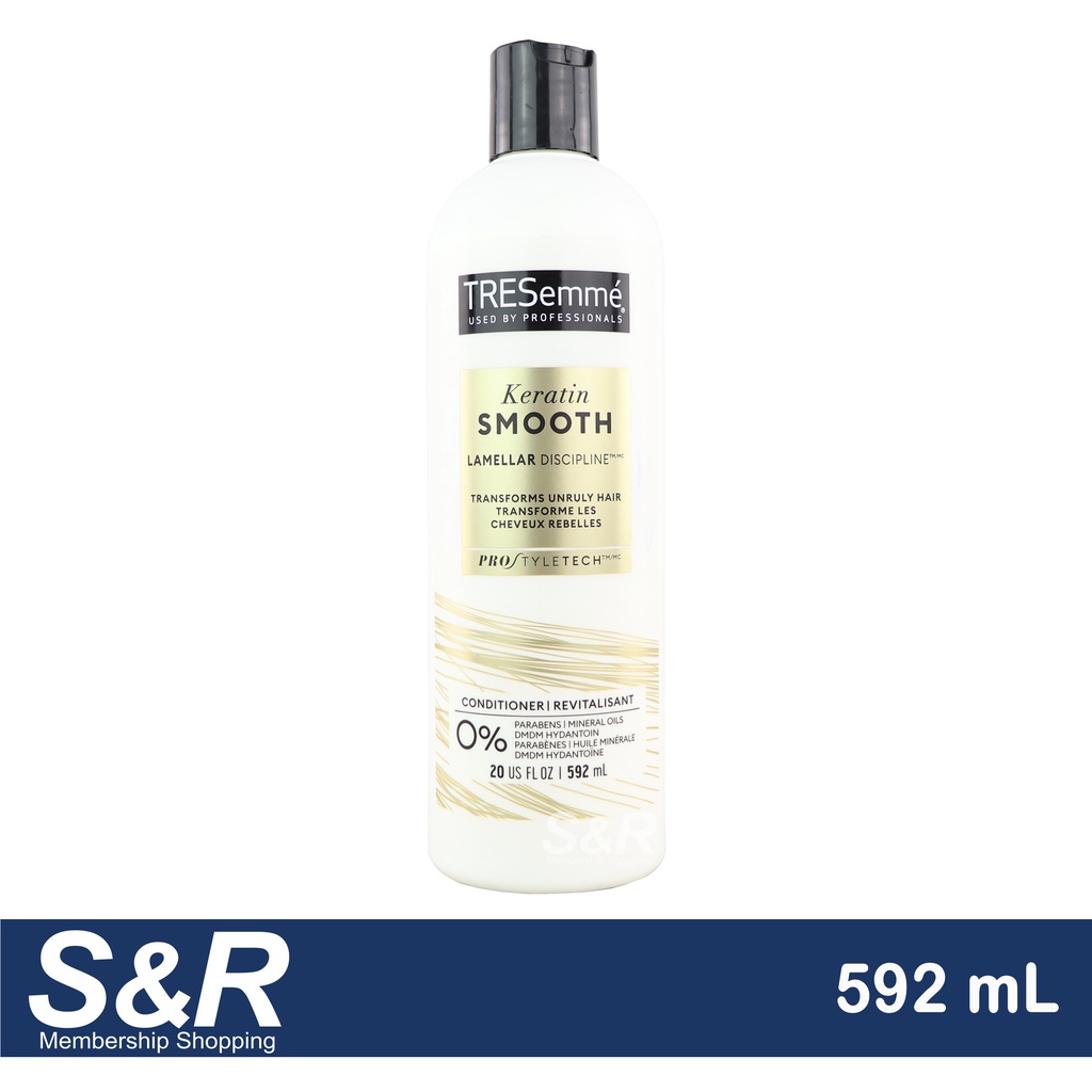 TRESemme Keratin Smooth Anti Frizz Conditioner 592mL Shopee Philippines