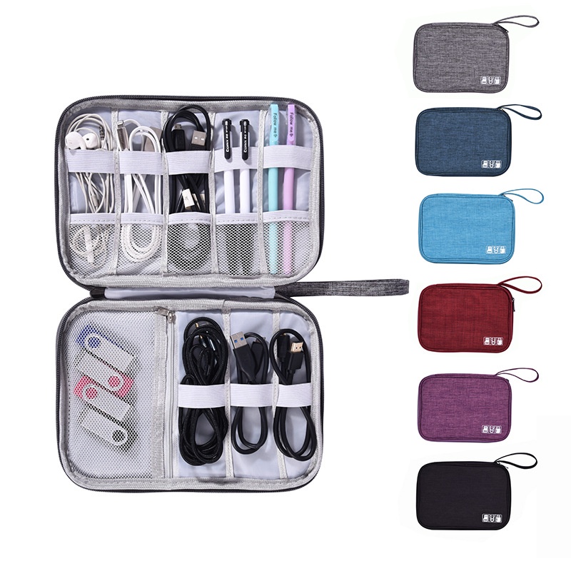 Waterproof Digital Gadget Storage Bag Travel Cable Organizer