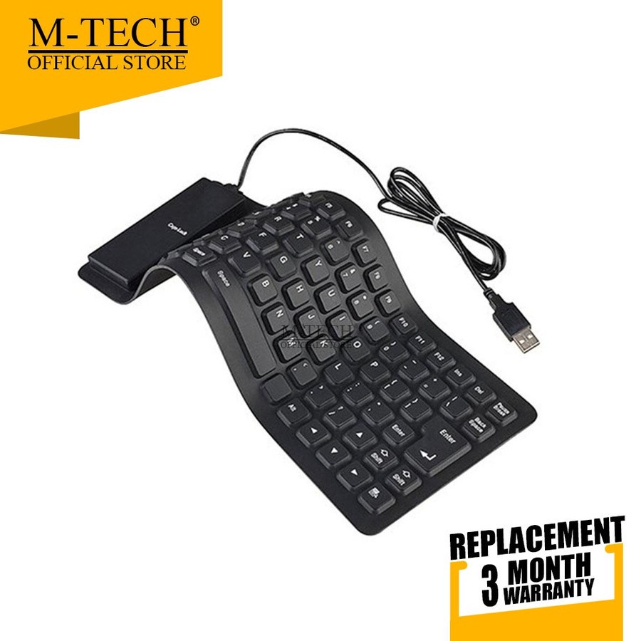 M-tech Original Flexible USB Keyboard | Shopee Philippines