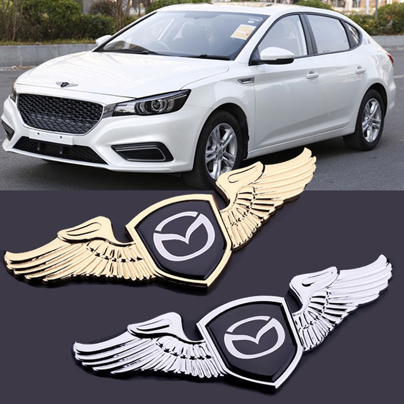 thumbnail image 2 of Carbon Fiber Style Emblem Overlay Decal For Mazda 3, 6, Miata, RX7, RX8 2 of 5