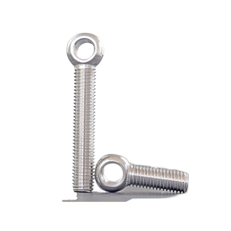 ๑304 stainless steel live joint knot screw hanging ring fish eye with hole  bolt M5M6M8M10M12M14